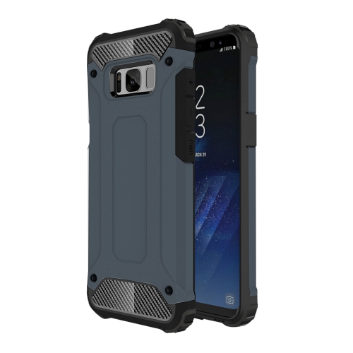 

For Galaxy S8 Rugged Armor TPU + PC Combination Case(navy)