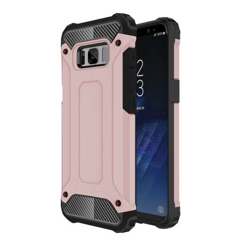 

For Galaxy S8 Rugged Armor TPU + PC Combination Case(Rose Gold)