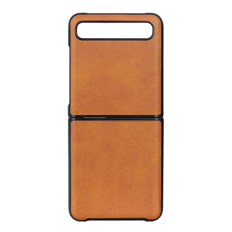 For Galaxy Z Flip Two-color Cow Leather Texture Folding Protective Case(Brown)
For Galaxy Z Flip Two-color Cow Leather Texture Folding Protective Case(Brown)