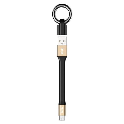 IVON CA90 3.1A Max USB to USB-C / Type-C Portable Data Cable with Ring, Length: 14.5cm (Champagne Gold)
IVON CA90 3.1A Max USB to USB-C / Type-C Portable Data Cable with Ring, Length: 14.5cm (Champagne Gold)