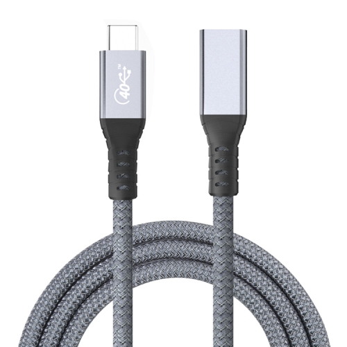 9159 40Gbps USB-C / Type-C Male to USB-C / Type-C Female USB4 Braided Data Cable, Length: 0.8m
9159 40Gbps USB-C / Type-C Male to USB-C / Type-C Female USB4 Braided Data Cable, Length: 0.8m