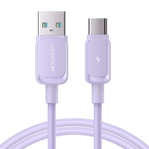 

JOYROOM S-AC027A14 Multi-Color Series 3A USB to USB-C / Type-C Fast Charging Data Cable, Length:1.2m(Purple)