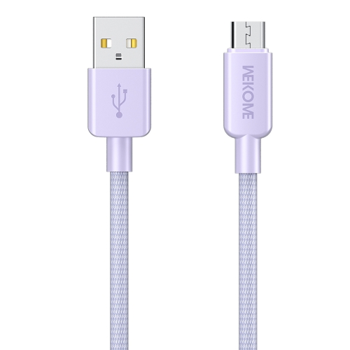 

WEKOME WDC-03 Tidal Energy Series 3A USB to Micro USB Braided Data Cable, Length: 1m (Purple)