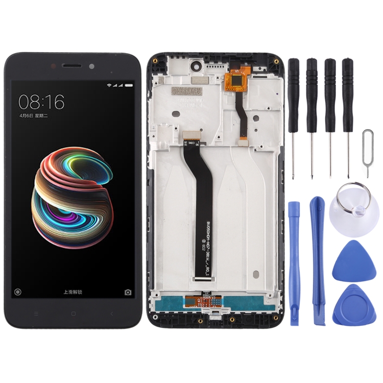 LCD Screen and Digitizer Full Assembly with Frame for Xiaomi Redmi 5A (Black)
LCD Screen and Digitizer Full Assembly with Frame for Xiaomi Redmi 5A (Black)