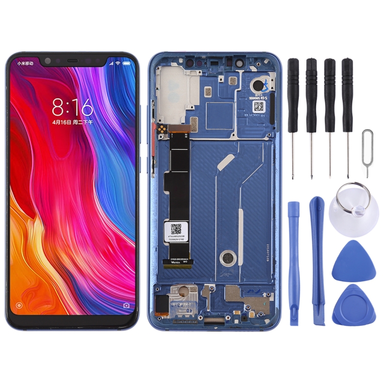 LCD Screen and Digitizer Full Assembly with Frame & Side Keys for Xiaomi Mi 8(Blue)
LCD Screen and Digitizer Full Assembly with Frame & Side Keys for Xiaomi Mi 8(Blue)