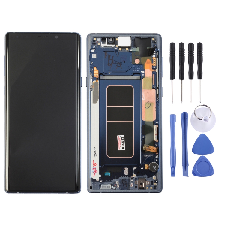 LCD Screen and Digitizer Full Assembly with Frame for Galaxy Note9 / N960A / N960F / N960V / N960T / N960U(Blue)
LCD Screen and Digitizer Full Assembly with Frame for Galaxy Note9 / N960A / N960F / N960V / N960T / N960U(Blue)