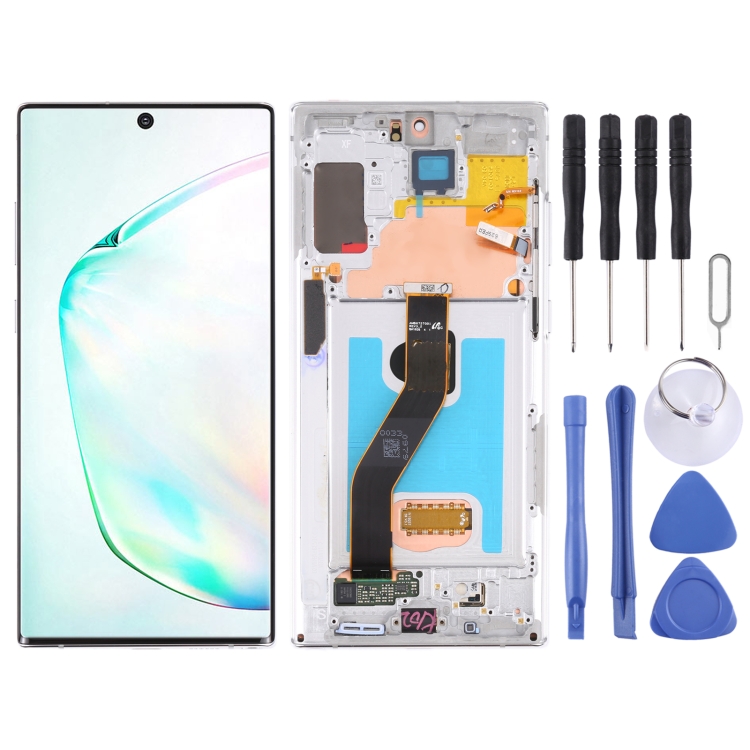 Original LCD Screen for Samsung Galaxy Note10+ 4G/Note10+ 5G SM-N976/N975 Digitizer Full Assembly With Frame (Silver)
Original LCD Screen for Samsung Galaxy Note10+ 4G/Note10+ 5G SM-N976/N975 Digitizer Full Assembly With Frame (Silver)