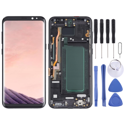 OLED Material LCD Screen and Digitizer Full Assembly with Frame for Samsung Galaxy S8+ SM-G955(Black)
OLED Material LCD Screen and Digitizer Full Assembly with Frame for Samsung Galaxy S8+ SM-G955(Black)