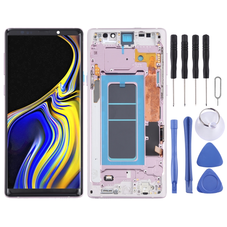 OLED LCD Screen for Samsung Galaxy Note9 SM-N960 Digitizer Full Assembly with Frame (Purple)
OLED LCD Screen for Samsung Galaxy Note9 SM-N960 Digitizer Full Assembly with Frame (Purple)
