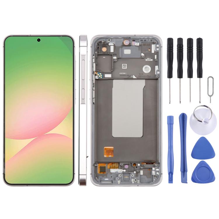 For Samsung Galaxy A56 SM-A566B 6.67 inch OLED LCD Screen Digitizer Full Assembly with Frame (Pink)
For Samsung Galaxy A56 SM-A566B 6.67 inch OLED LCD Screen Digitizer Full Assembly with Frame (Pink)