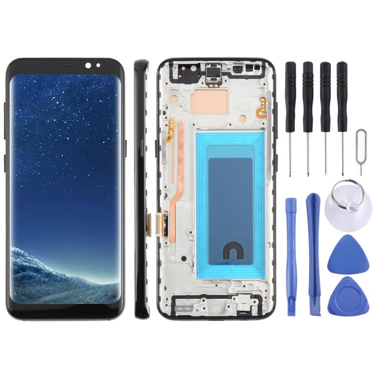 For Samsung Galaxy S8 SM-G950F 5.7 inch TFT LCD Screen Digitizer Full Assembly with Frame (Black)
For Samsung Galaxy S8 SM-G950F 5.7 inch TFT LCD Screen Digitizer Full Assembly with Frame (Black)