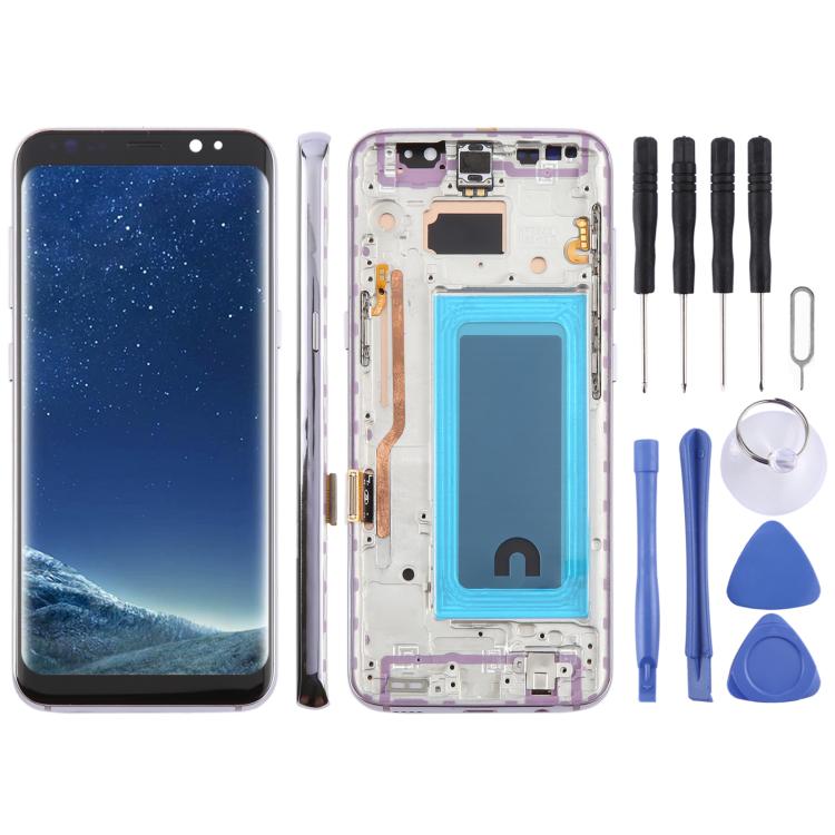 For Samsung Galaxy S8 SM-G950F 5.7 inch TFT LCD Screen Digitizer Full Assembly with Frame (Purple)
For Samsung Galaxy S8 SM-G950F 5.7 inch TFT LCD Screen Digitizer Full Assembly with Frame (Purple)