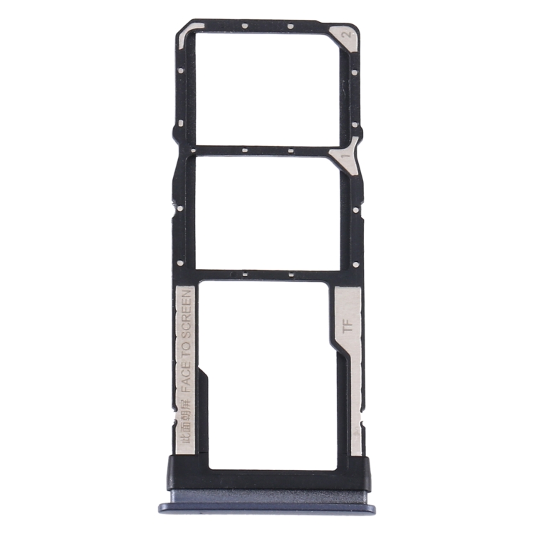 SIM Card Tray + SIM Card Tray + Micro SD Card Tray for Xiaomi Redmi Note 9 5G / Redmi Note 9T M2007J22G M2007J22C(Black)
SIM Card Tray + SIM Card Tray + Micro SD Card Tray for Xiaomi Redmi Note 9 5G / Redmi Note 9T M2007J22G M2007J22C(Black)
