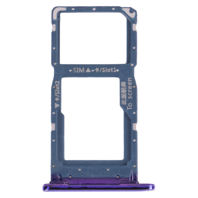 SIM Card Tray + SIM Card Tray / Micro SD Card Tray for Huawei P Smart (2019)(Purple)
SIM Card Tray + SIM Card Tray / Micro SD Card Tray for Huawei P Smart (2019)(Purple)