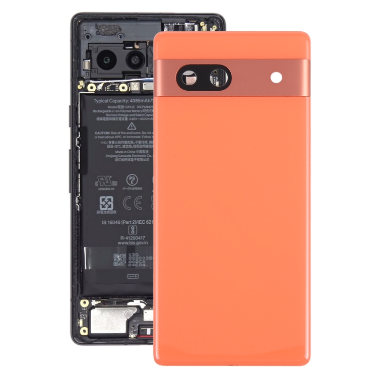 For Google Pixel 7A Original Battery Back Cover with Camera Lens Cover(Orange)
For Google Pixel 7A Original Battery Back Cover with Camera Lens Cover(Orange)