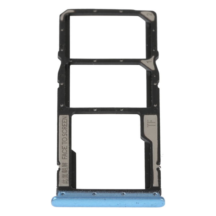 SIM Card Tray + SIM Card Tray + Micro SD Card Tray For Xiaomi Redmi 10 5G (Blue)
SIM Card Tray + SIM Card Tray + Micro SD Card Tray For Xiaomi Redmi 10 5G (Blue)
