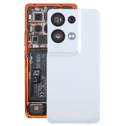 

For OPPO Reno8 Pro+ Original Battery Back Cover with Camera Lens Cover(White)