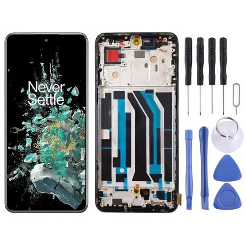 

For OnePlus 10T CPH2415 CPH2413 CPH2417 AMOLED Original LCD Screen Digitizer Full Assembly with Frame