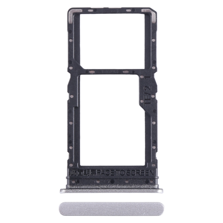 For Xiaomi Redmi Note 12R SIM Card Tray + SIM Card Tray / Micro SD Card Tray (Silver)
For Xiaomi Redmi Note 12R SIM Card Tray + SIM Card Tray / Micro SD Card Tray (Silver)