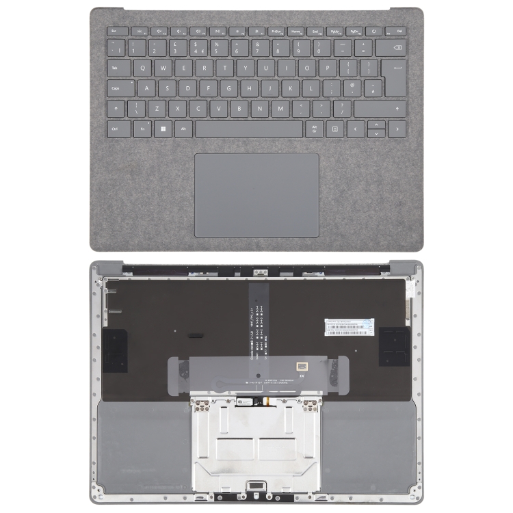 For Microsoft Surface Laptop 3 / 4 / 5 13.5 inch UK Keyboard with C Shell / Touch Board (Grey)
For Microsoft Surface Laptop 3 / 4 / 5 13.5 inch UK Keyboard with C Shell / Touch Board (Grey)