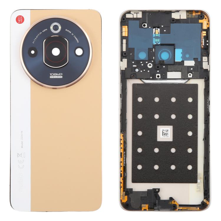For ZTE nubia Focus Pro Z2351N Leather Battery Back Cover with Middle Frame / Camera Lens Cover(Gold)
For ZTE nubia Focus Pro Z2351N Leather Battery Back Cover with Middle Frame / Camera Lens Cover(Gold)