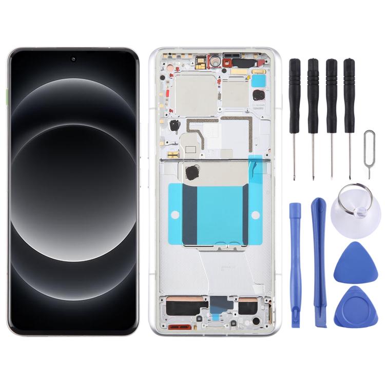 For Xiaomi 14 Ultra AMOLED Original LCD Screen Digitizer Full Assembly with Frame (Silver)
For Xiaomi 14 Ultra AMOLED Original LCD Screen Digitizer Full Assembly with Frame (Silver)