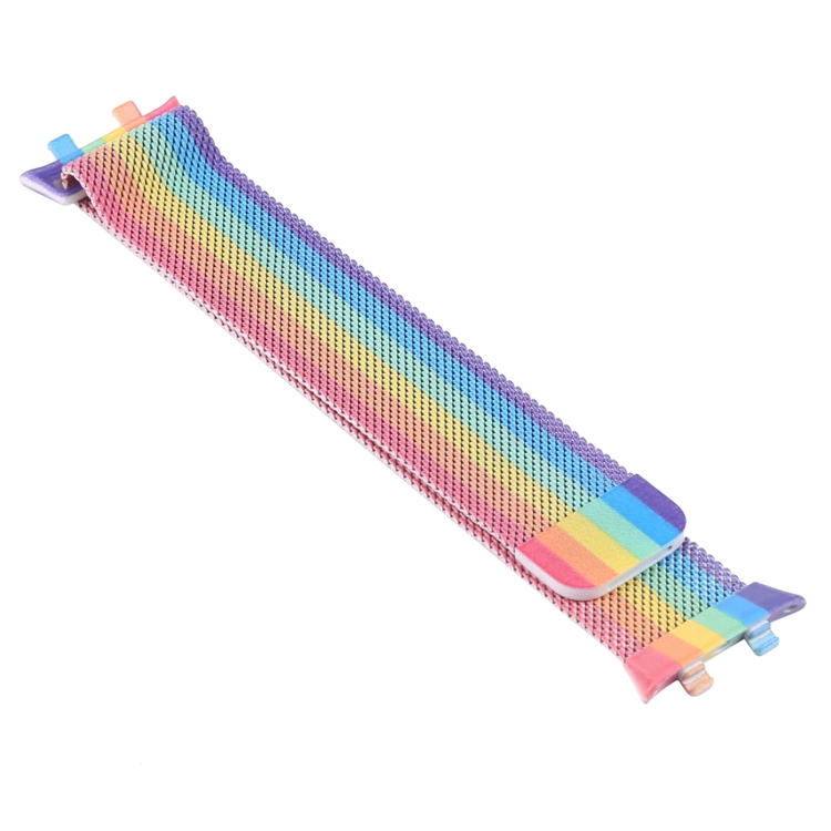 For OPPO Watch 46MM Smart Watch Milanese Stainless Steel Metal Watch Band (Rainbow Color)
For OPPO Watch 46MM Smart Watch Milanese Stainless Steel Metal Watch Band (Rainbow Color)