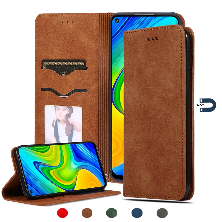 For Redmi Note 9 / Redmi 10X 4G Retro Skin Feel Business Magnetic Horizontal Flip Leather Case(Brown)
For Redmi Note 9 / Redmi 10X 4G Retro Skin Feel Business Magnetic Horizontal Flip Leather Case(Brown)
