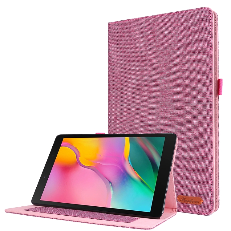 For Samsung Galaxy Tab A7 (2020) Horizontal Flip TPU + Fabric PU Leather Protective Case with Card Slots & Holder(RoseRed)
For Samsung Galaxy Tab A7 (2020) Horizontal Flip TPU + Fabric PU Leather Protective Case with Card Slots & Holder(RoseRed)