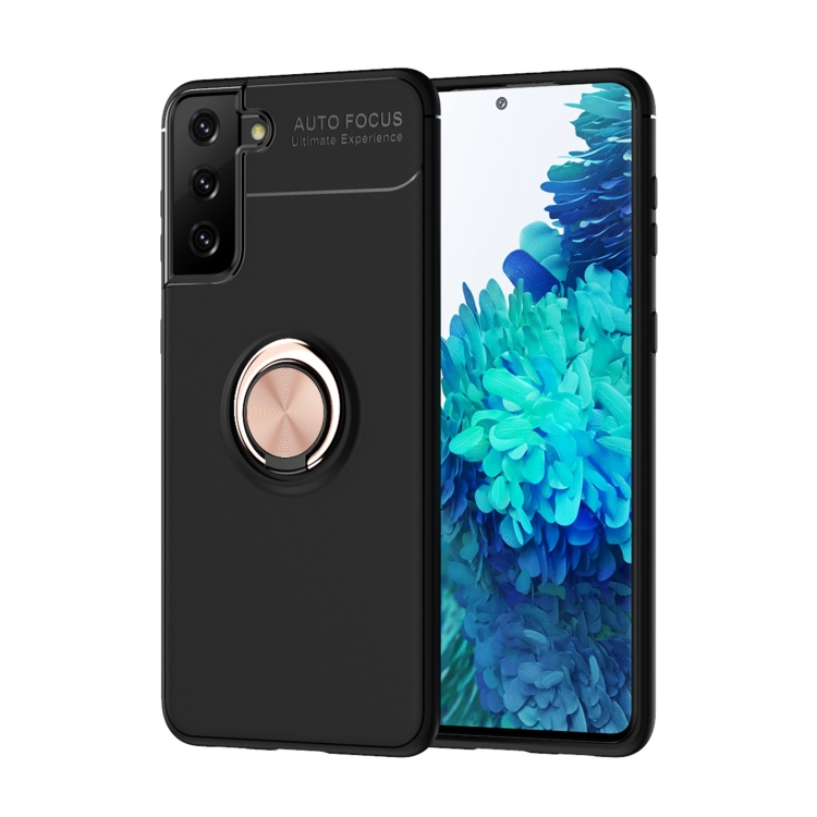 For Samsung Galaxy S21+ 5G Metal Ring Holder 360 Degree Rotating TPU Case(Black+Rose Gold)
For Samsung Galaxy S21+ 5G Metal Ring Holder 360 Degree Rotating TPU Case(Black+Rose Gold)