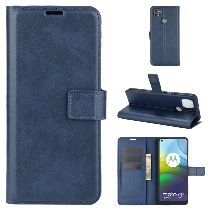Retro Calf Pattern Buckle Horizontal Flip Leather Case with Holder & Card Slots & Wallet For Motorola Moto G9 Power(Blue)
Retro Calf Pattern Buckle Horizontal Flip Leather Case with Holder & Card Slots & Wallet For Motorola Moto G9 Power(Blue)