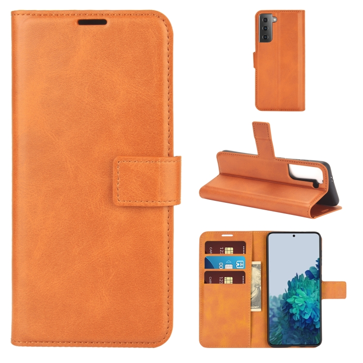 For Samsung Galaxy S21 Retro Calf Pattern Buckle Horizontal Flip Leather Case with Holder & Card Slots & Wallet(Yellow)
For Samsung Galaxy S21 Retro Calf Pattern Buckle Horizontal Flip Leather Case with Holder & Card Slots & Wallet(Yellow)