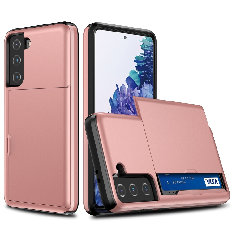 For Samsung Galaxy S21+ 5G Shockproof Armor Protective Case with Card Slot(Rose Gold)
For Samsung Galaxy S21+ 5G Shockproof Armor Protective Case with Card Slot(Rose Gold)