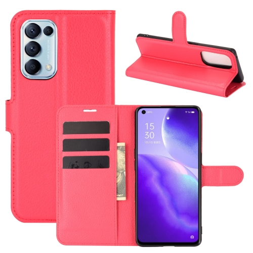 For OPPO Reno5 5G Litchi Texture Horizontal Flip Protective Case with Holder & Card Slots & Wallet(Red)
For OPPO Reno5 5G Litchi Texture Horizontal Flip Protective Case with Holder & Card Slots & Wallet(Red)
