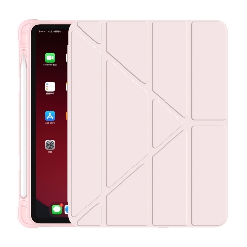 Multi-folding Surface PU Leather Matte Anti-drop Protective TPU Case with Pen Slot for iPad Air 2022 / 2020 10.9(Light Pink)
Multi-folding Surface PU Leather Matte Anti-drop Protective TPU Case with Pen Slot for iPad Air 2022 / 2020 10.9(Light Pink)