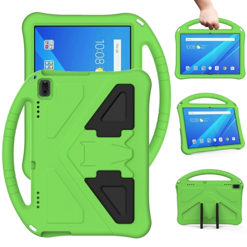

For Lenovo Tab 4 10 Plus TB-X704F/N/L/V EVA Flat Anti Falling Protective Case Shell with Holder(Green)