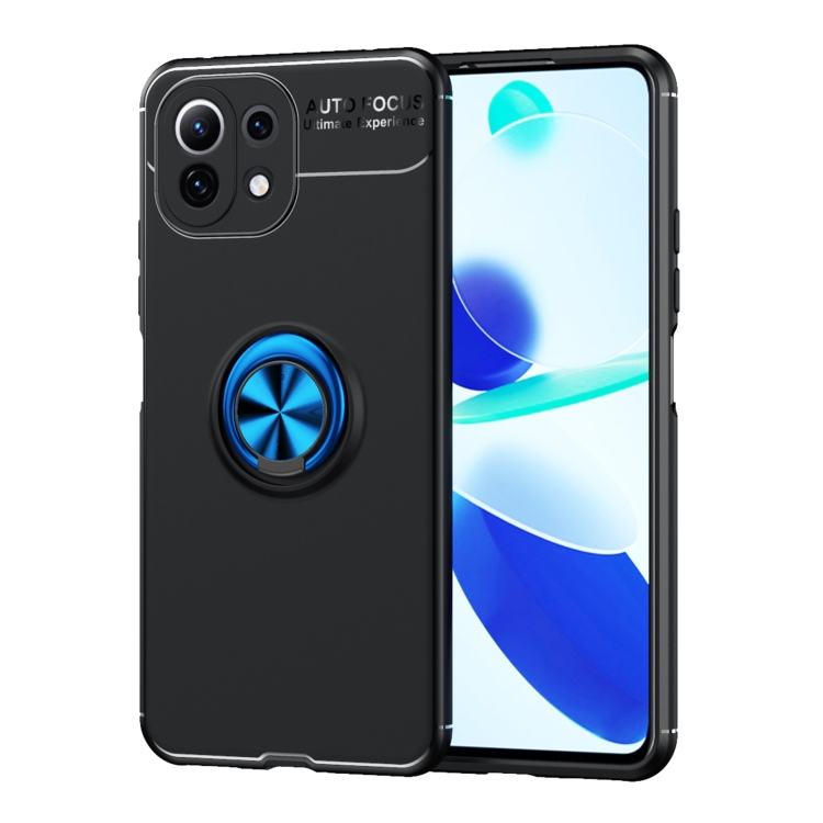 For Xiaomi Mi 11 Lite Metal Ring Holder 360 Degree Rotating TPU Case(Black+Blue)
For Xiaomi Mi 11 Lite Metal Ring Holder 360 Degree Rotating TPU Case(Black+Blue)