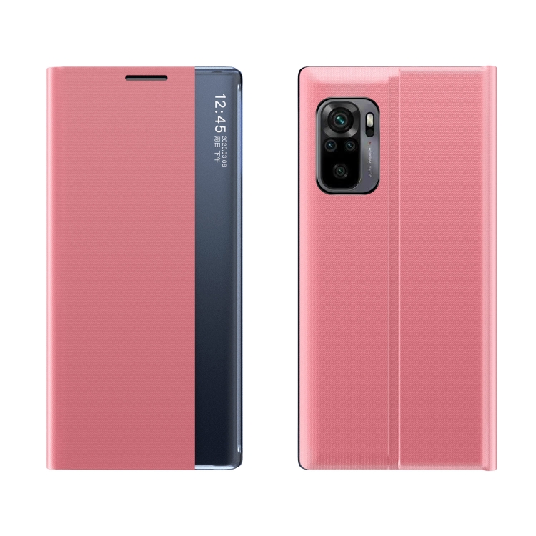 For Xiaomi Redmi Note 10 Pro 4G Official Global Verison Side Display Magnetic Horizontal Flip Plain Texture Cloth + PC Case with Holder Function(Pink)
For Xiaomi Redmi Note 10 Pro 4G Official Global Verison Side Display Magnetic Horizontal Flip Plain Texture Cloth + PC Case with Holder Function(Pink)