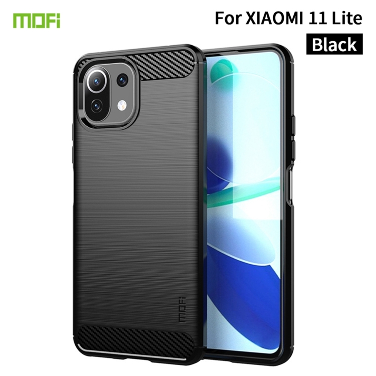 For Xiaomi Mi 11 Lite MOFI Gentleness Series Brushed Texture Carbon Fiber Soft TPU Case(Black)
For Xiaomi Mi 11 Lite MOFI Gentleness Series Brushed Texture Carbon Fiber Soft TPU Case(Black)