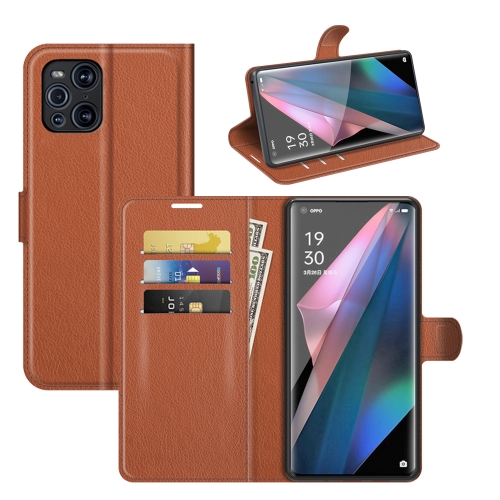 For OPPO Find X3 Pro / Find X3 Litchi Texture Horizontal Flip Protective Case with Holder & Card Slots & Wallet(Brown)
For OPPO Find X3 Pro / Find X3 Litchi Texture Horizontal Flip Protective Case with Holder & Card Slots & Wallet(Brown)