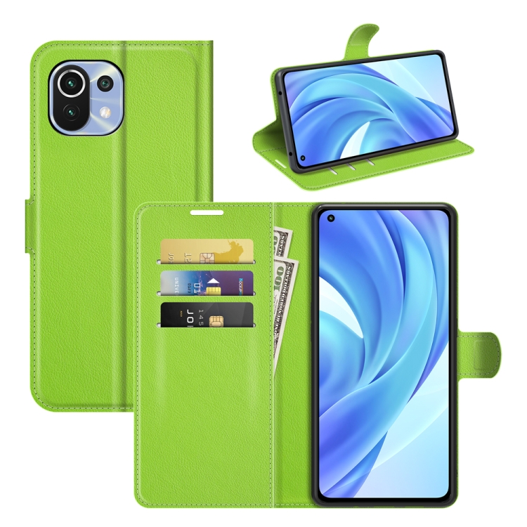 For Xiaomi Mi 11 Lite 4G / 5G Litchi Texture Horizontal Flip Protective Case with Holder & Card Slots & Wallet(Green)
For Xiaomi Mi 11 Lite 4G / 5G Litchi Texture Horizontal Flip Protective Case with Holder & Card Slots & Wallet(Green)