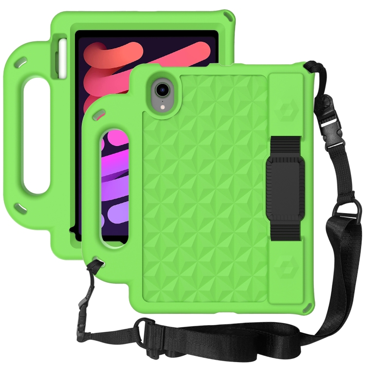 For iPad mini 6 Diamond Series EVA Anti-Fall Shockproof Sleeve Protective Shell Tablet Case with Holder & Strap(Green)
For iPad mini 6 Diamond Series EVA Anti-Fall Shockproof Sleeve Protective Shell Tablet Case with Holder & Strap(Green)