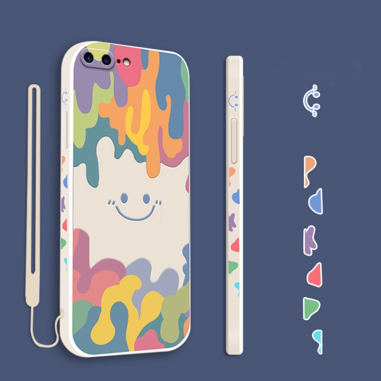 Cube Painted Smiley Straight Side Liquid Silicone Shockproof Case For iPhone 7 Plus / 8 Plus(White)
Cube Painted Smiley Straight Side Liquid Silicone Shockproof Case For iPhone 7 Plus / 8 Plus(White)