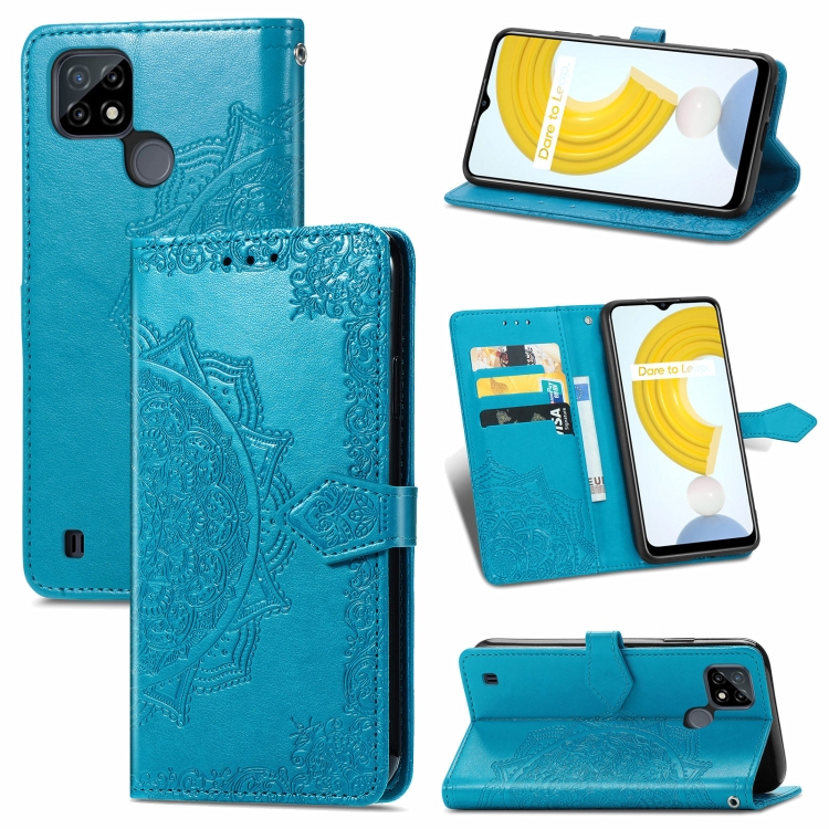 For OPPO Realme C21 Mandala Flower Embossed Horizontal Flip Leather Case with Holder & Three Card Slots & Wallet & Lanyard(Blue)
For OPPO Realme C21 Mandala Flower Embossed Horizontal Flip Leather Case with Holder & Three Card Slots & Wallet & Lanyard(Blue)
