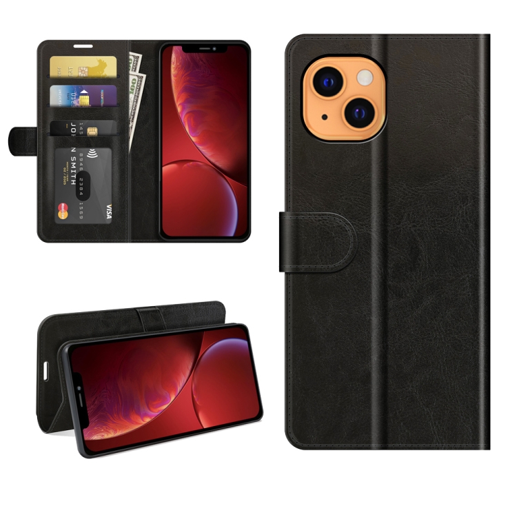 R64 Texture Single Horizontal Flip Protective Case with Holder & Card Slots & Wallet& Photo Frame for iPhone 13(Black)
R64 Texture Single Horizontal Flip Protective Case with Holder & Card Slots & Wallet& Photo Frame for iPhone 13(Black)