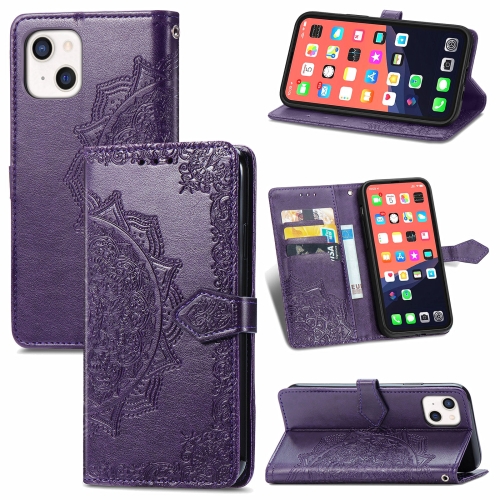 Mandala Flower Embossed Horizontal Flip Leather Case with Holder & Three Card Slots & Wallet & Lanyard For iPhone 13 (Purple)
Mandala Flower Embossed Horizontal Flip Leather Case with Holder & Three Card Slots & Wallet & Lanyard For iPhone 13 (Purple)