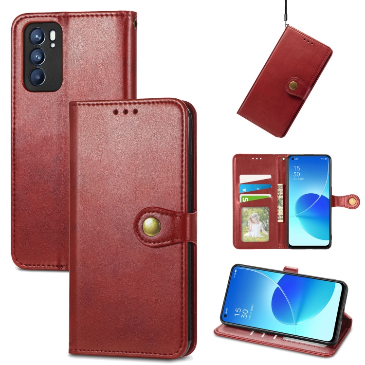 For OPPO Reno6 5G Solid Color Leather Buckle Phone Case with Lanyard & Photo Frame & Card Slot & Wallet & Stand Function(Red)
For OPPO Reno6 5G Solid Color Leather Buckle Phone Case with Lanyard & Photo Frame & Card Slot & Wallet & Stand Function(Red)