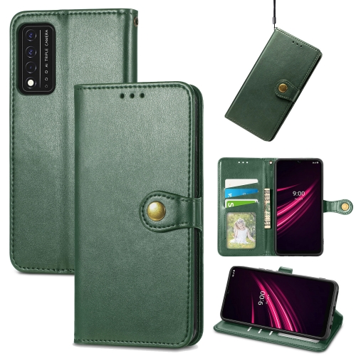 For T-Mobile REVVL V+ 5G Solid Color Leather Buckle Phone Case with Lanyard & Photo Frame & Card Slot & Wallet & Stand Function(Green)
For T-Mobile REVVL V+ 5G Solid Color Leather Buckle Phone Case with Lanyard & Photo Frame & Card Slot & Wallet & Stand Function(Green)