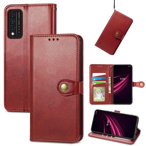 For T-Mobile REVVL V+ 5G Solid Color Leather Buckle Phone Case with Lanyard & Photo Frame & Card Slot & Wallet & Stand Function(Red)
For T-Mobile REVVL V+ 5G Solid Color Leather Buckle Phone Case with Lanyard & Photo Frame & Card Slot & Wallet & Stand Function(Red)