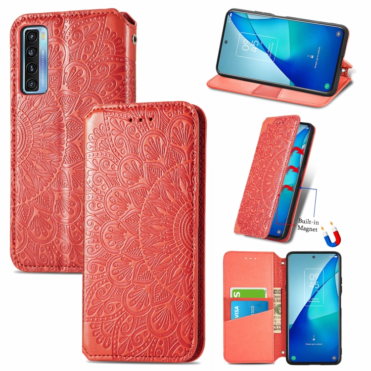 For TCL 20S Blooming Mandala Embossed Pattern Magnetic Horizontal Flip Leather Case with Holder & Card Slots & Wallet(Red)
For TCL 20S Blooming Mandala Embossed Pattern Magnetic Horizontal Flip Leather Case with Holder & Card Slots & Wallet(Red)